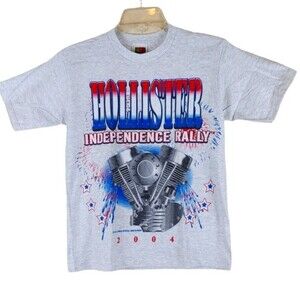 Vintage 2004 Boys graphic tee shirt Hollister Independence Rally California